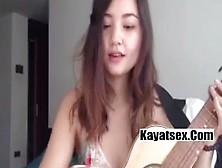 Name? Super Sweet Cute Asian Teen Naked Singing With Guitar