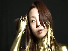 Japanese Girl In Gold