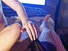 ⭐ Wicked Pee Pair Part Two - Girlfriend Gives Pissy Moist Tugjob And Makes Him Pee And Cum!