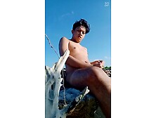 Sexy Asian Gay Teen At Beach Sex Party