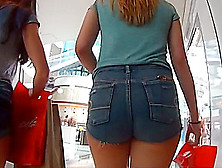 Sexy Babes Walking In The Mall