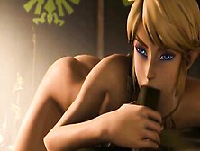 Link Sucking Off Ganon's Huge Penis (Yaoi)