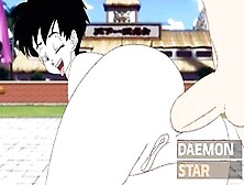 Videl Gets Plowed Into The Booty
