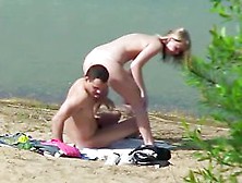 Spying On A Wild Pair Fucking By The Lake