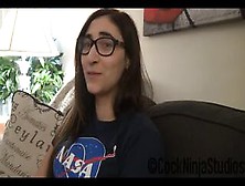 Cock Ninja Studios - Nerdy Little Step Sister Trades Sex For Spacecamp
