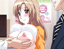 Anime Chick Gets Boobs Rubbed