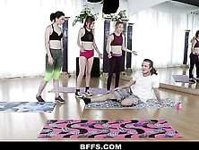American Yoga Girls Seduce Guy
