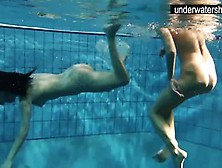 Steamy Andrea And Monica Hot Teens In The Pool