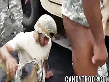 Soldier Gets Fucked In The Asshole By Another Big Dick Soldier