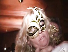 Masked Milfs Throat And Twat Drilled At Suit Fuckfest
