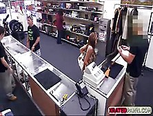 Hot And Nasty Blonde Bitch Gets Her Pussy Punished By Shop Owners Big Cock