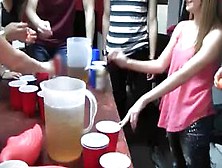 Sex Starved Teens Having An College Orgy Party
