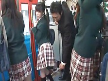 Best Japanese Model Nana Usami,  Riona Minami,  Sayaka Aishiro In Crazy Public,  Handjobs Jav Scene