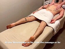 Young Masseuse Gives Construction Worker The Most Intense Massage