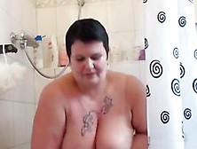 Big Beautiful Woman Older Shower