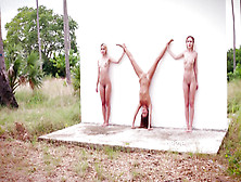 Ariel,  Marika,  & Melena Hegre Erotic Tropical 3Some Photo Session