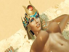 Sims Four.  Tomb Raider Parody.  Part Three - Antony And Isis