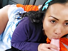 Amateur Thai Milf Sucking Bwc In The Car