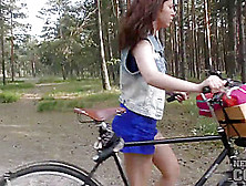 Virgin Sharlote Riding A Bike Naked In The Forest Then Anal Dildo Fun - Nebraskacoeds