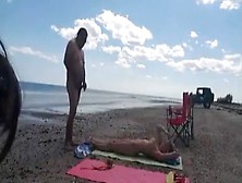 Strangers Cum On Wife On Public Beach