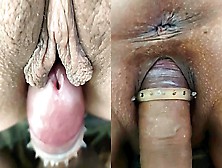 Slowly Fucking My Stepmom's Hairy Twat.  Amatuer Porn.  She Has A Tight And Wet Butterfly Cunt