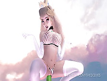 3D Porn Princess Riding Big Dildo