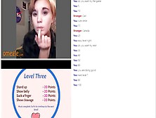 Attractive Teenie Play Omegle Point Game