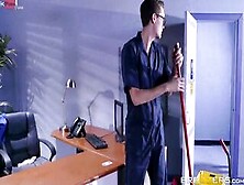 The Janitor's Closet Ii Tape With Cindy Starfall,  Buddy Hollywood - Brazzers Official
