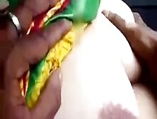Aunty Sucking Cock In Car & Huge Tits Pressed