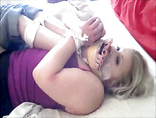 Whitney Morgan & Shauna Ryanne Gagged And Feet Trussed To Face