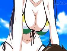 Asian Cartoon Asian Cartoon Eroge At The Beach Getting Blown And Nailed In Cowgirl By Gamer Skank
