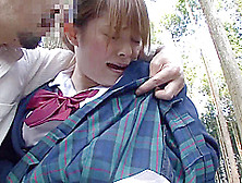 05D1323-A School Girl Who Can't Stand It On Her Way Home From School And Gets Fucked By A Park Manager