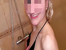 My Horny Cousin Walks Into The Shower Mounts My Booty And Climax In My Mouth