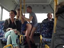 Naughty Lindsey Olsen Fucks In Public On A Bus