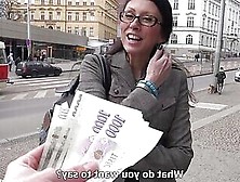 Czech Mom Veronika The Secretary - Amateur Pov Public Sex For Cash