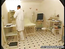 Clinic Room Pussy Munching