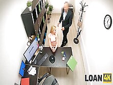 Gorgeous Businesswoman Spreads Legs For Loaner At The Office