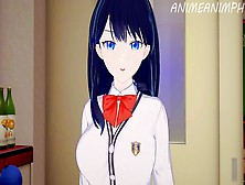 Ssss. Gridman.  Rikka Takarada Cartoon Anime 3D Uncensored