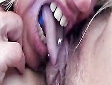Blonde And Dark Hair Cougar's Finger Each Other's Leaking Pussies Rough