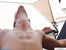 Caught And Even More Lusty - Risky Rooftop With Alexis Crystal - Outdoors Pov