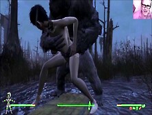 Fallout Four Aaf Mod Animated Monster Sex Story: Beast Master Slammed Dogstyle By Ape Boy