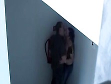 Sneaking From Party Guys Fuck In The Corridor!
