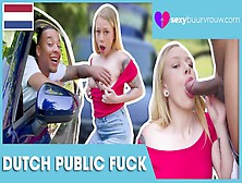 Inter-Racial Public: Ebony Stud Rides Youngster In His Car: Chrystal Sinn (Holland Porn) - Sexybuurvrouw