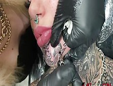 Alterotic - Australian Bombshell Amber Luke Gets A New Chin Tattoo