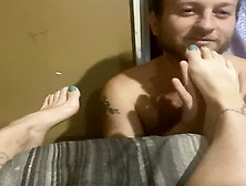 Babyybutt Gets Deep Tissue Foot Massage With Lotion,  With Foot Job Play