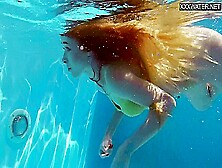 Hot Petite Pornstar Underwater With Nata Ocean