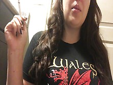 Alluring Chubby Brunette Goddess Smoking And Talking In Sweet Alluring Voice Asmr