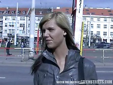 Czech Streets - Ilona Takes Cash For Public Sex