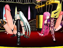 Futa Dance Girls - Horny 3D Anime Sex World