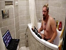 Jerkvlog #12: Bathroom News,  Shaving And Cumshots (Including Under Water)